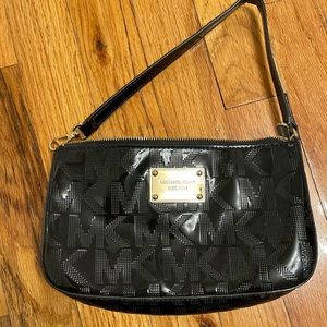 Michael Kors black clutch